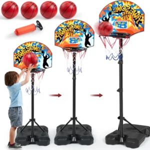 Adjustable Kids Basketball Hoop