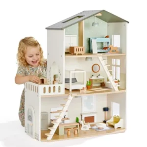 3-Story Playhouse for Age 3+ Montessori Doll