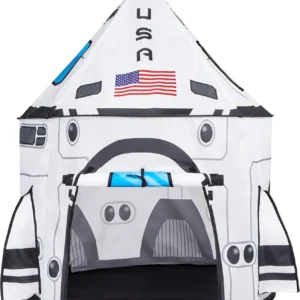 Rocket Ship Play Tents Set Pop up Play house with Tunnel