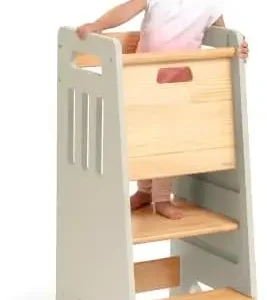Toddler Tower with Sliding Door