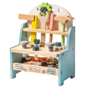 Mini Wooden Play Tool Workbench Set Role Play Set Montessori Toys I